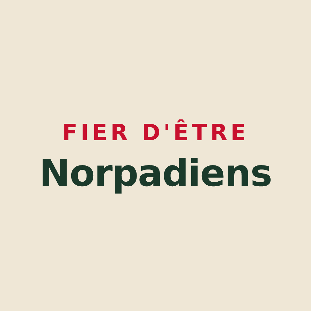 Tote bag « Fier d'être Norpadiens » — design pour Nompatelize