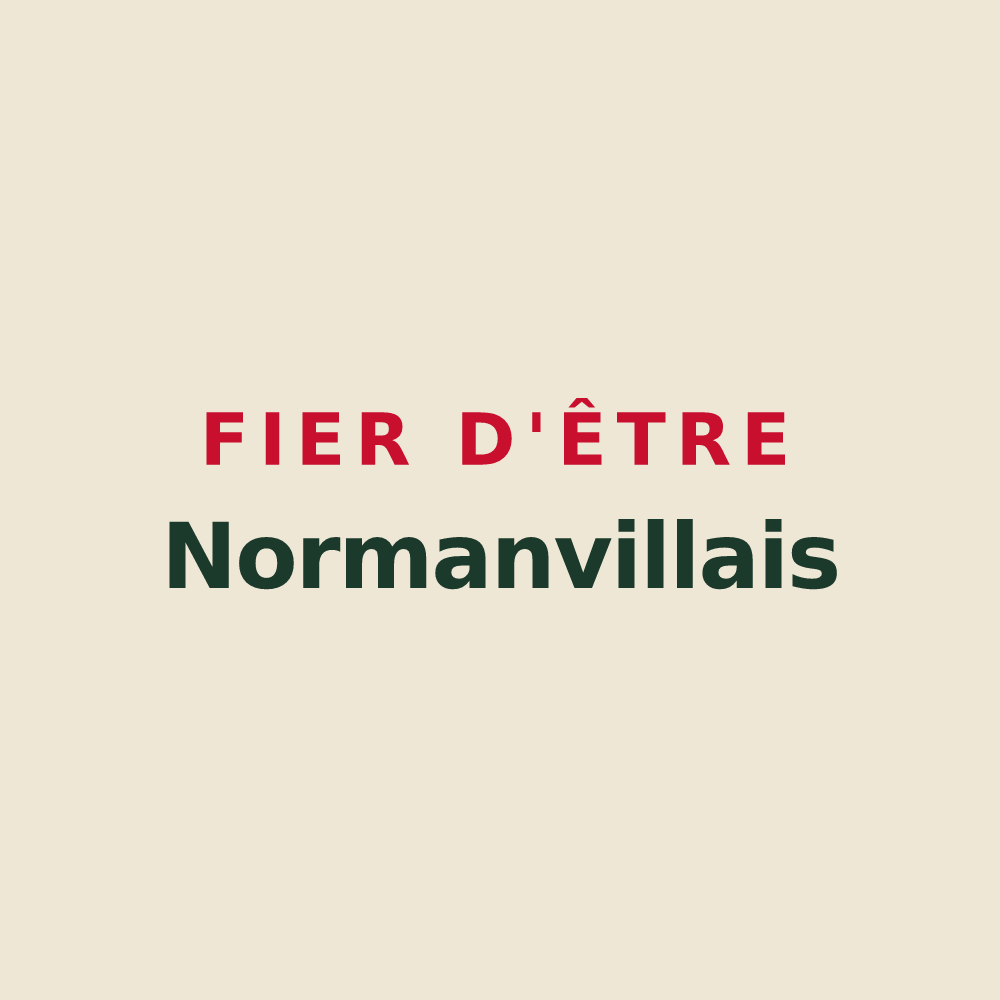 Tote bag « Fier d'être Normanvillais » — design pour Normanville