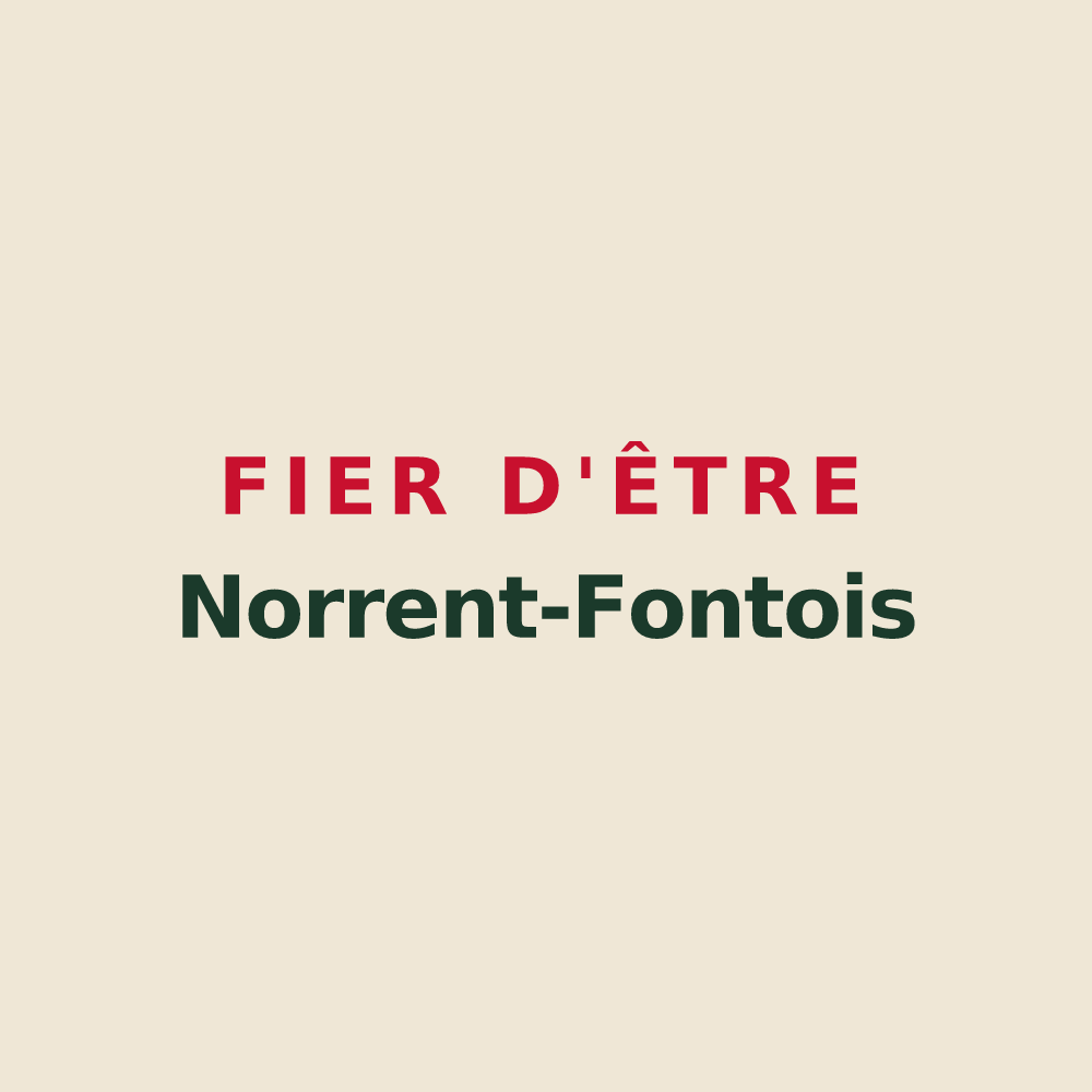 Tote bag « Fier d'être Norrent-Fontois » — design pour Norrent-Fontes