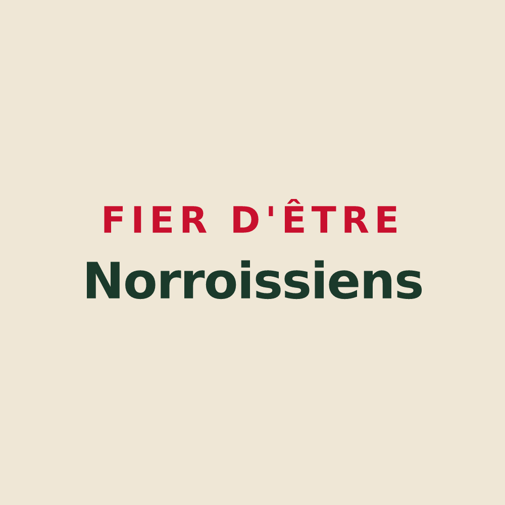 Tote bag « Fier d'être Norroissiens » — design pour Norrois