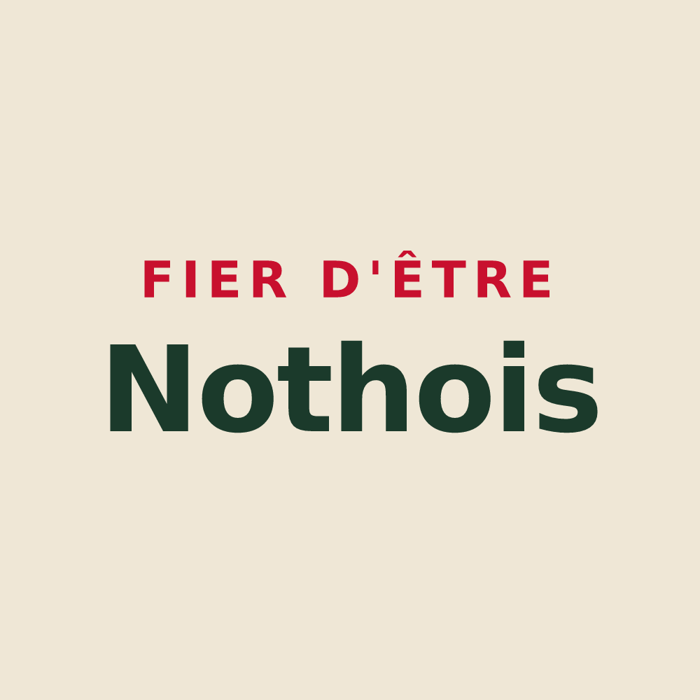 Tote bag « Fier d'être Nothois » — design pour Noth