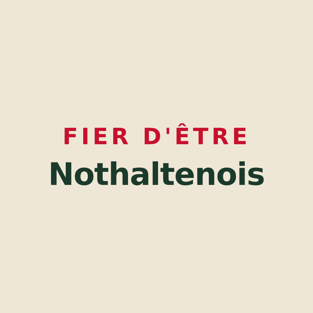 Tote bag « Fier d'être Nothaltenois » — design pour Nothalten
