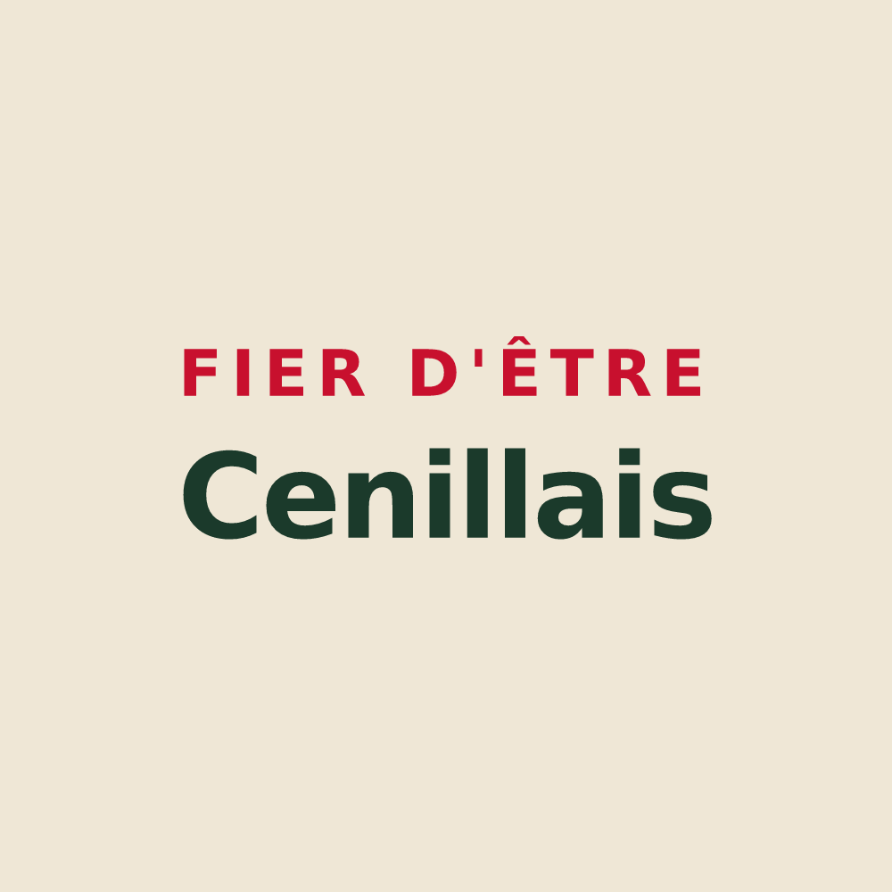 Tote bag « Fier d'être Cenillais » — design pour Notre-Dame-de-Cenilly