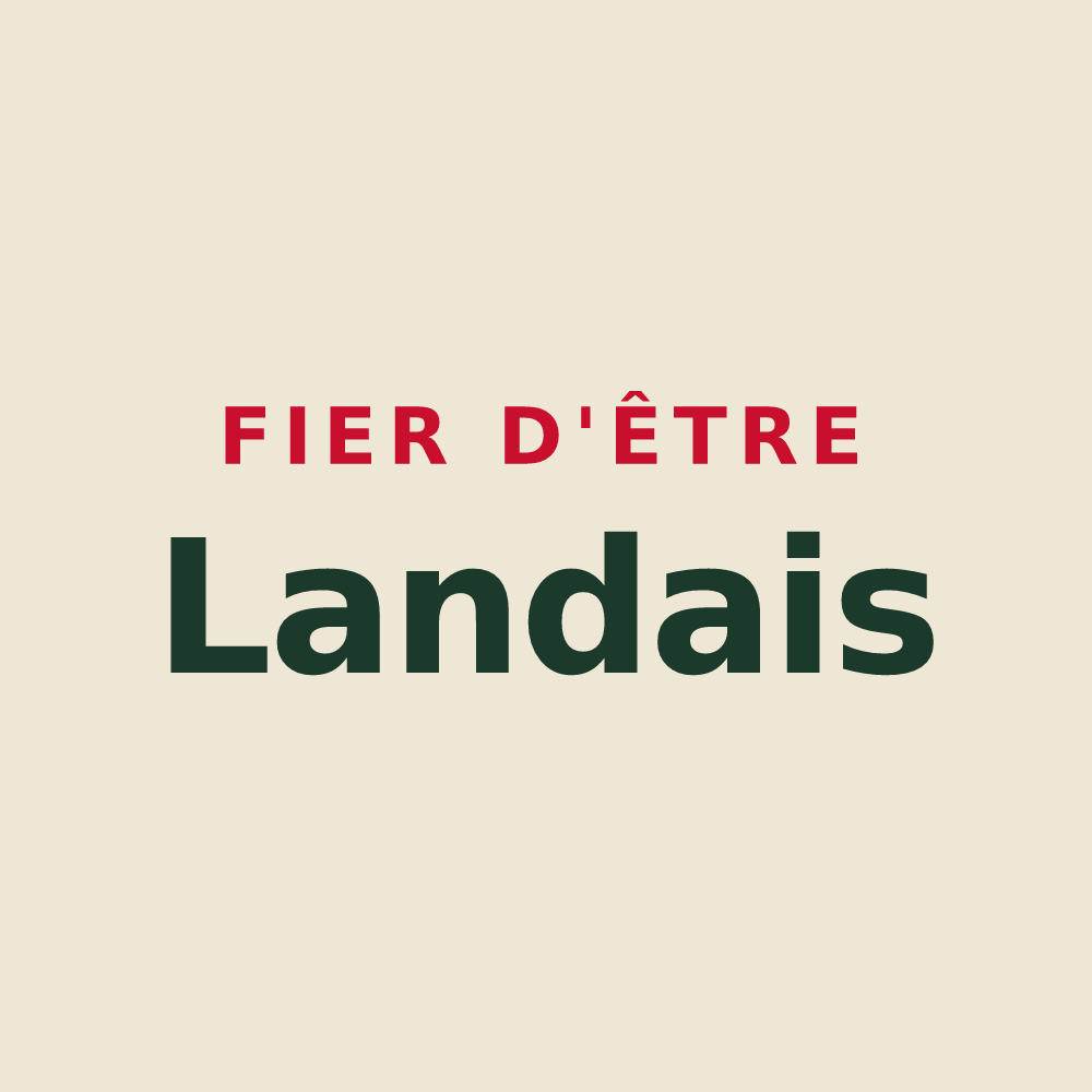 Tote bag « Fier d'être Landais » — design pour Notre-Dame-des-Landes