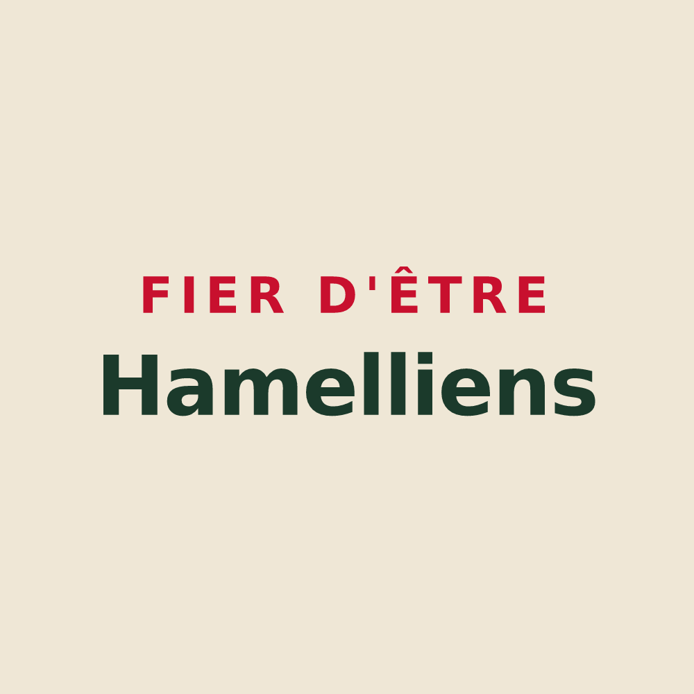 Tote bag « Fier d'être Hamelliens » — design pour Notre-Dame-du-Hamel