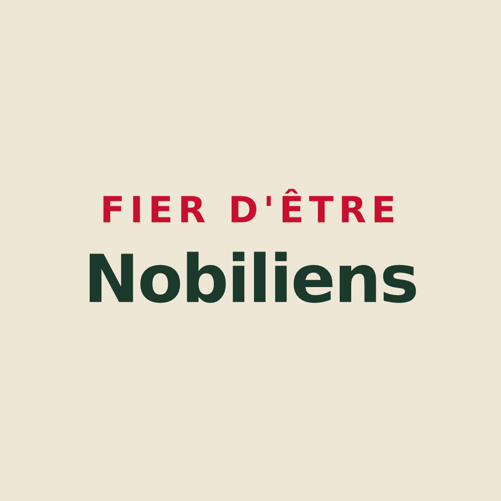 Tote bag « Fier d'être Nobiliens » — design pour Nouaillé-Maupertuis