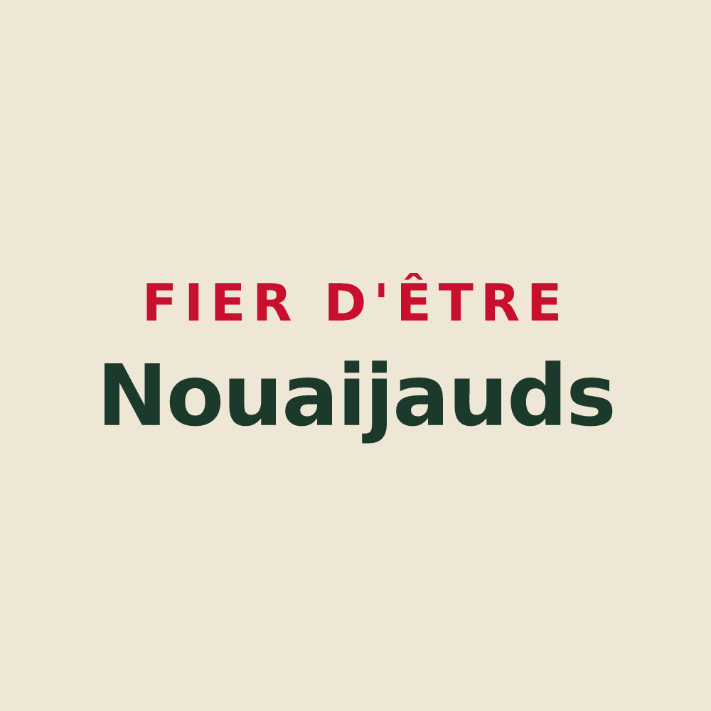 Tote bag « Fier d'être Nouaijauds » — design pour Nouic