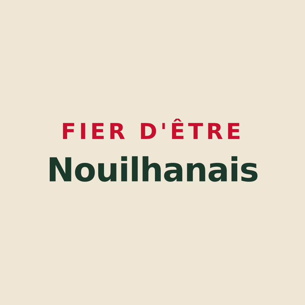 Tote bag « Fier d'être Nouilhanais » — design pour Nouilhan