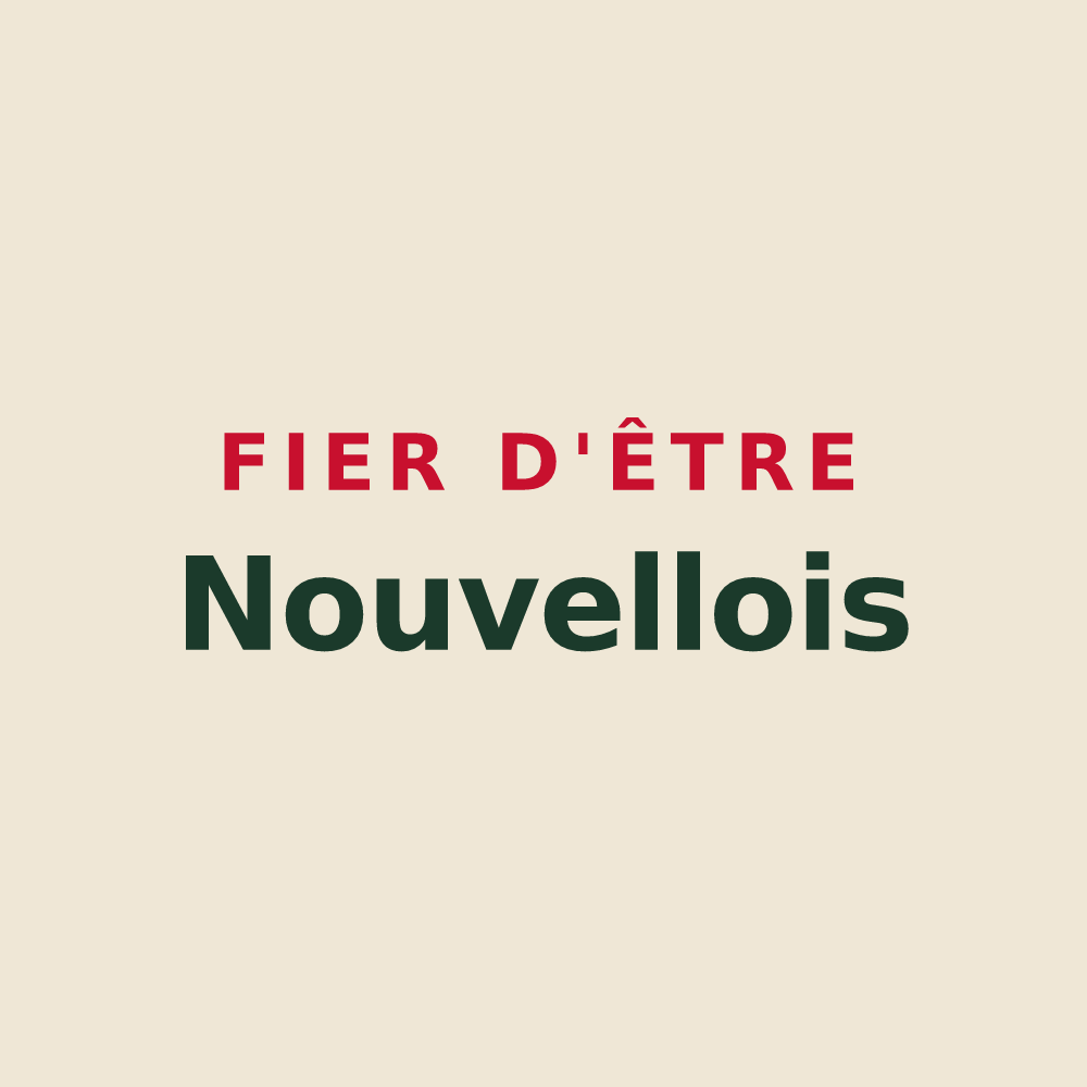 Tote bag « Fier d'être Nouvellois » — design pour Nouvelle-Église