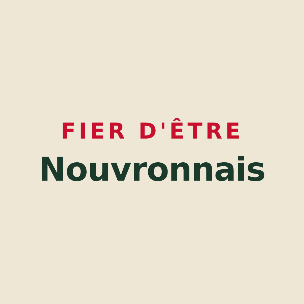 Tote bag « Fier d'être Nouvronnais » — design pour Nouvron-Vingré