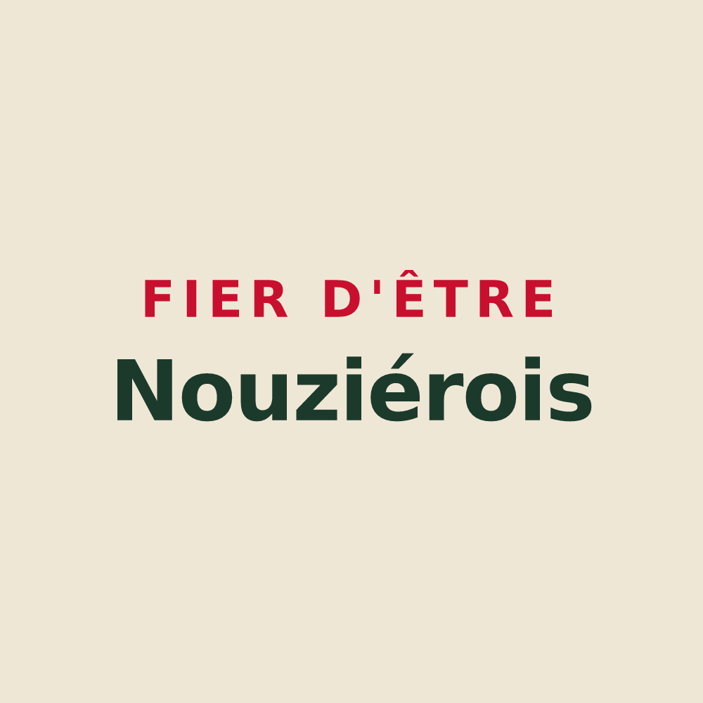 Tote bag « Fier d'être Nouziérois » — design pour Nouziers