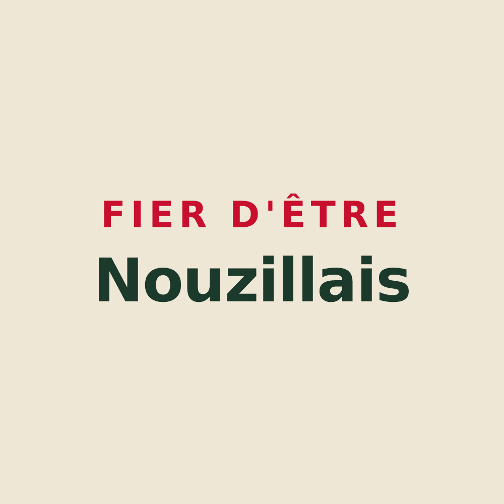 Tote bag « Fier d'être Nouzillais » — design pour Nouzilly
