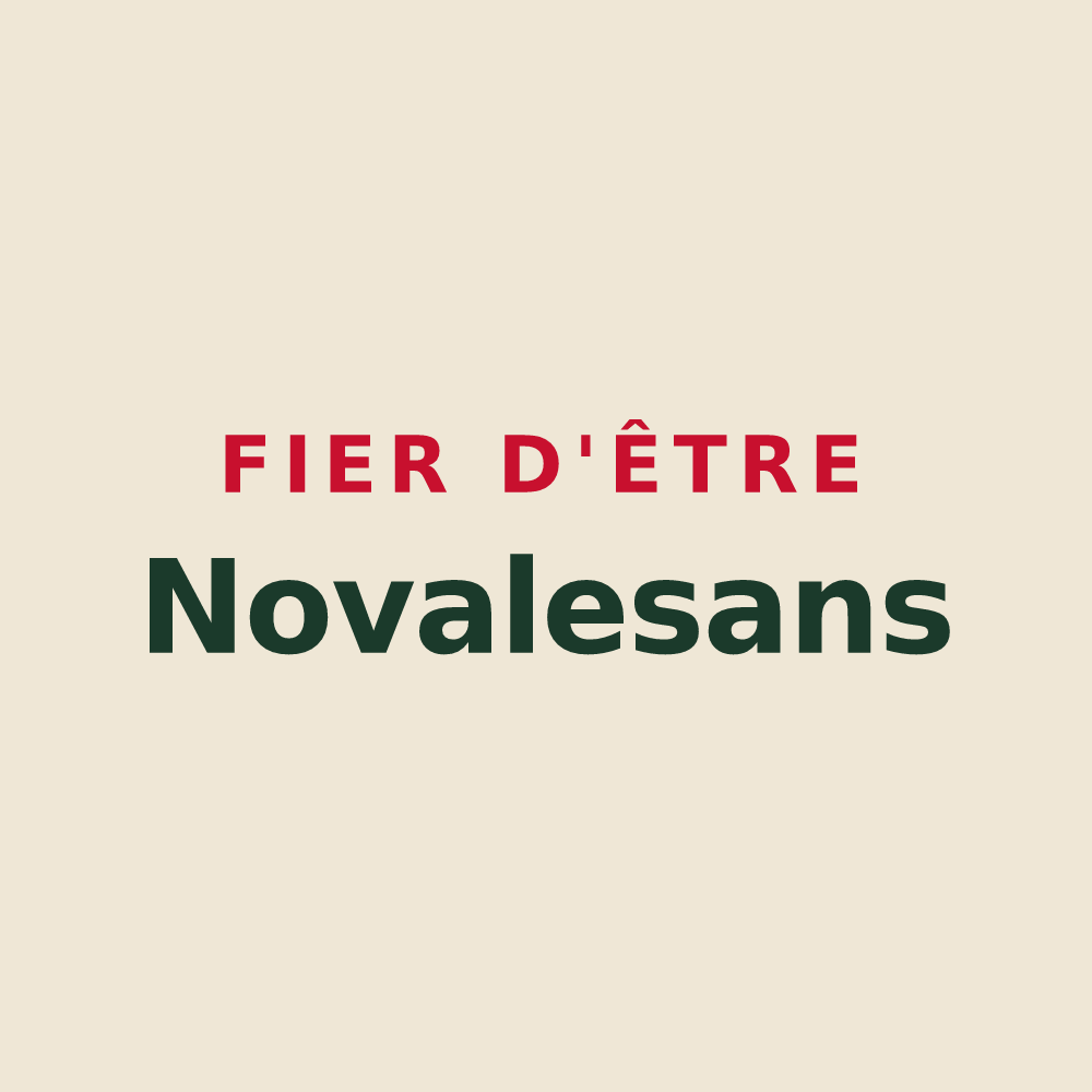 Tote bag « Fier d'être Novalesans » — design pour Novalaise