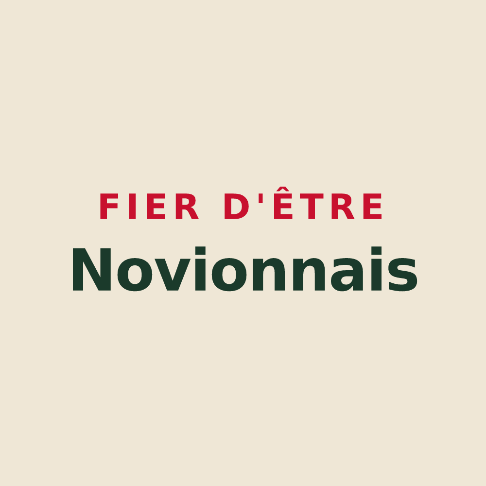 Tote bag « Fier d'être Novionnais » — design pour Novion-Porcien