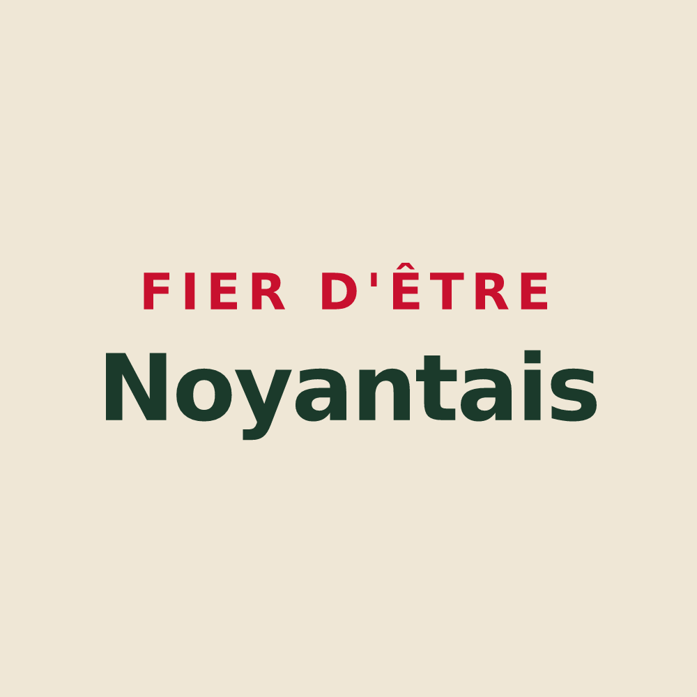Tote bag « Fier d'être Noyantais » — design pour Noyant-de-Touraine