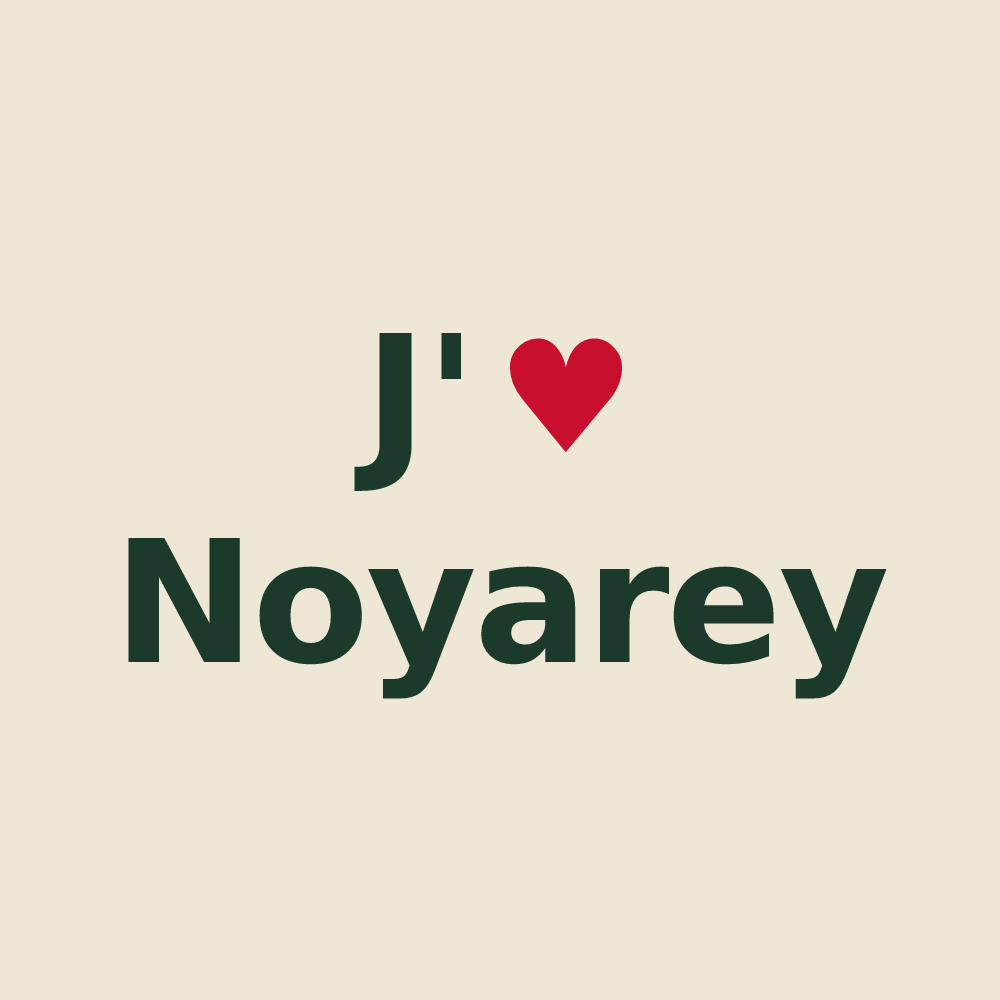 Tote bag personnalisé Noyarey — design J'aime Noyarey
