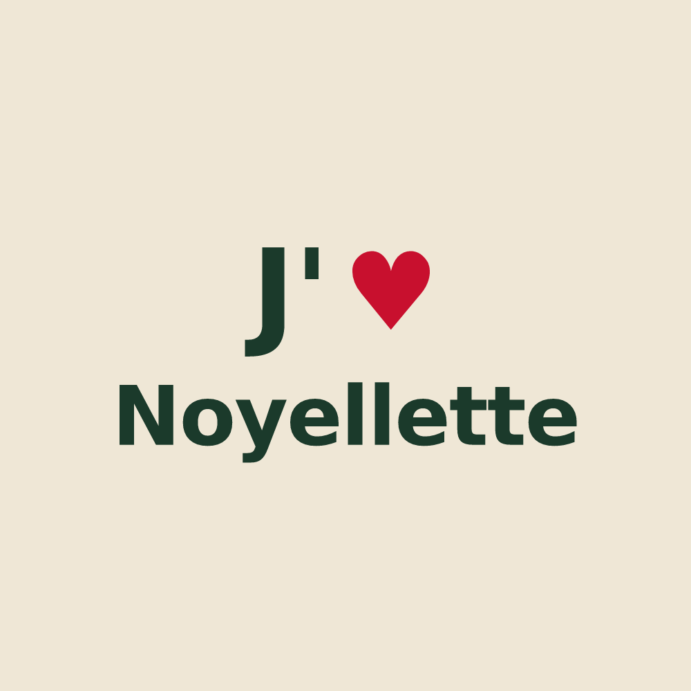 Tote bag personnalisé Noyellette — design J'aime Noyellette
