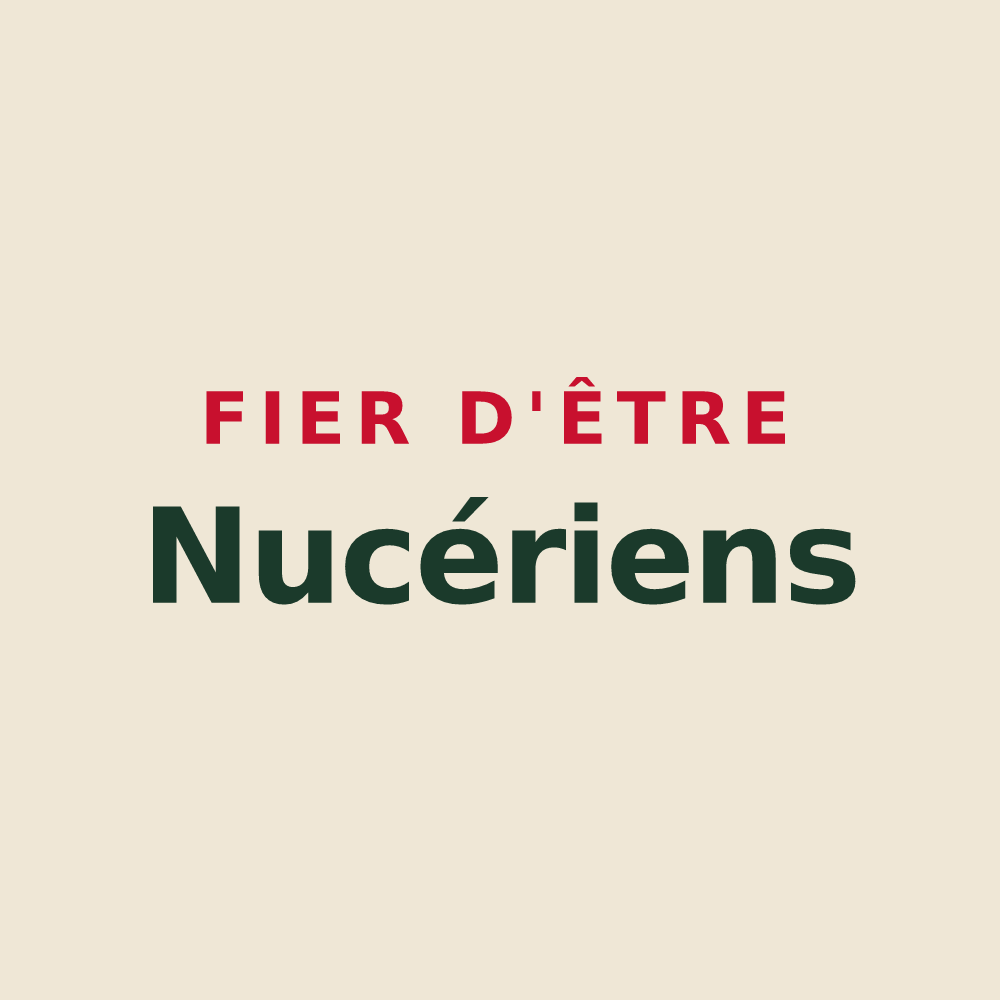 Tote bag « Fier d'être Nucériens » — design pour Noyers-Saint-Martin