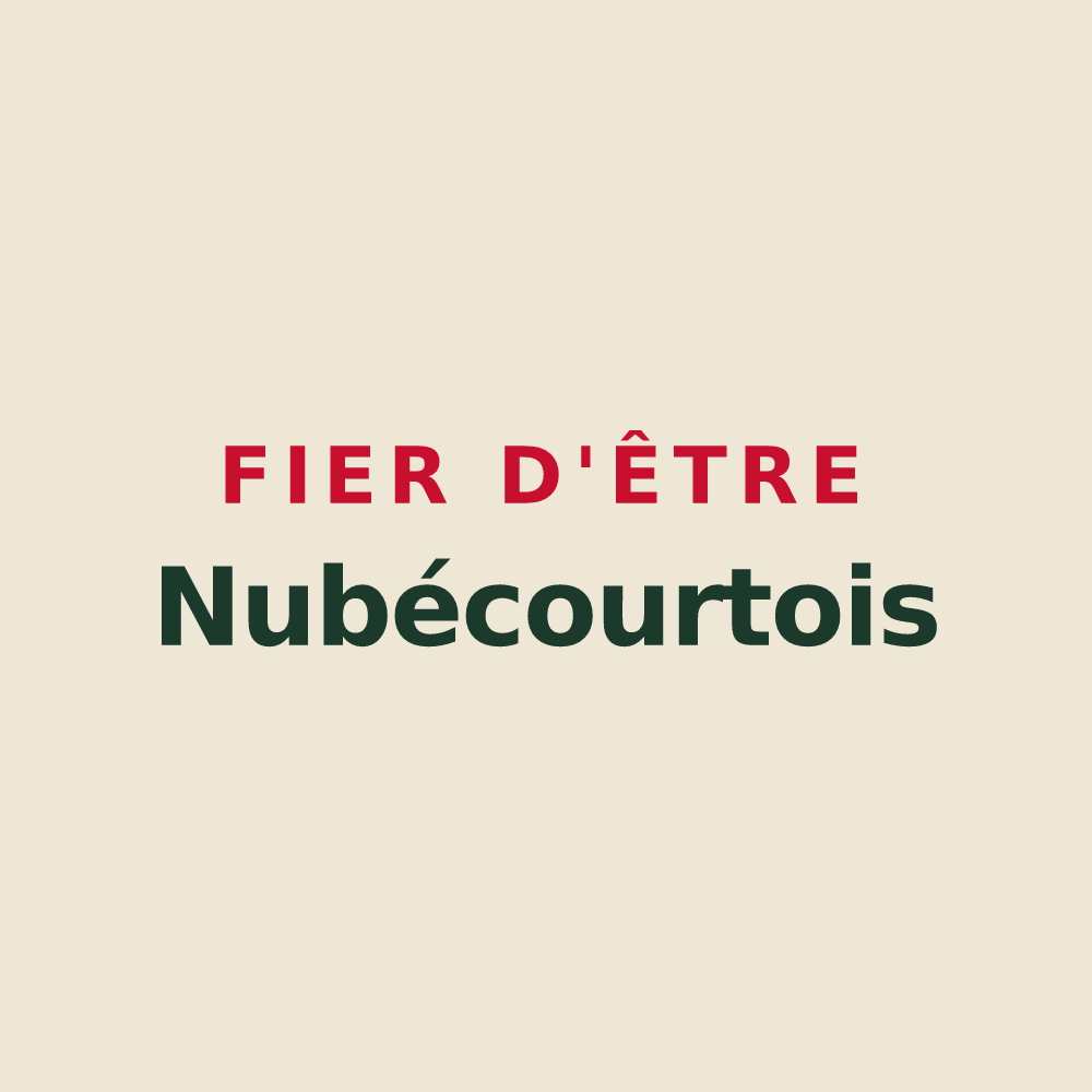 Tote bag « Fier d'être Nubécourtois » — design pour Nubécourt