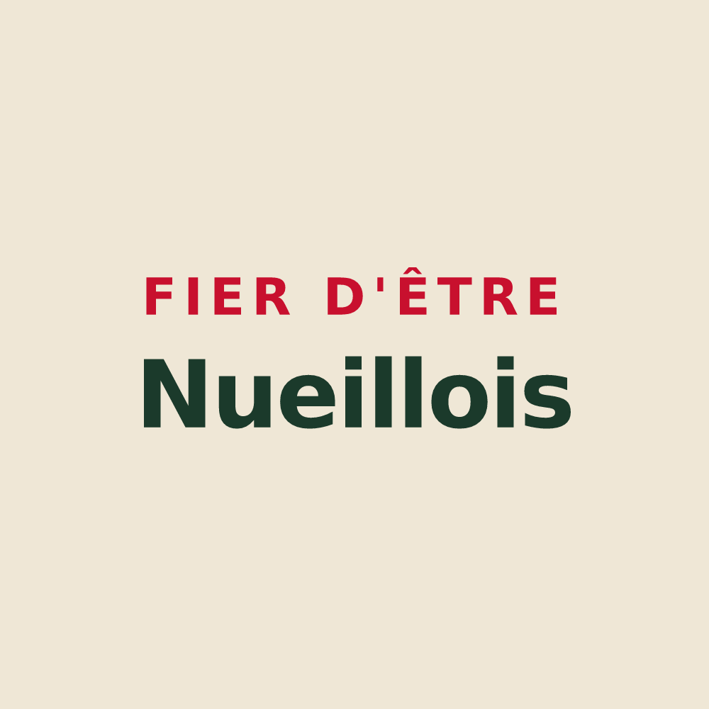 Tote bag « Fier d'être Nueillois » — design pour Nueil-sous-Faye