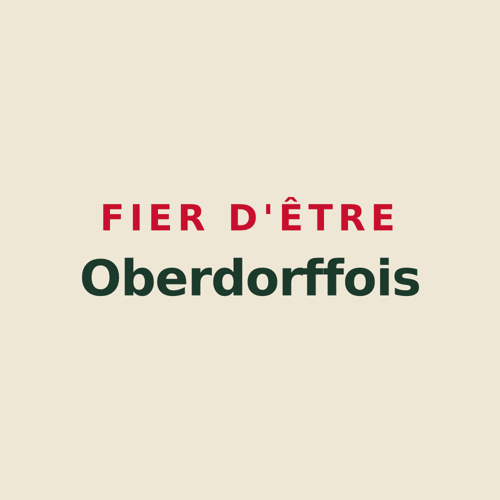 Tote bag « Fier d'être Oberdorffois » — design pour Oberdorff