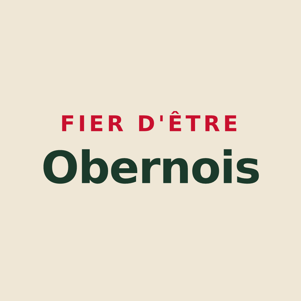 Tote bag « Fier d'être Obernois » — design pour Obernai