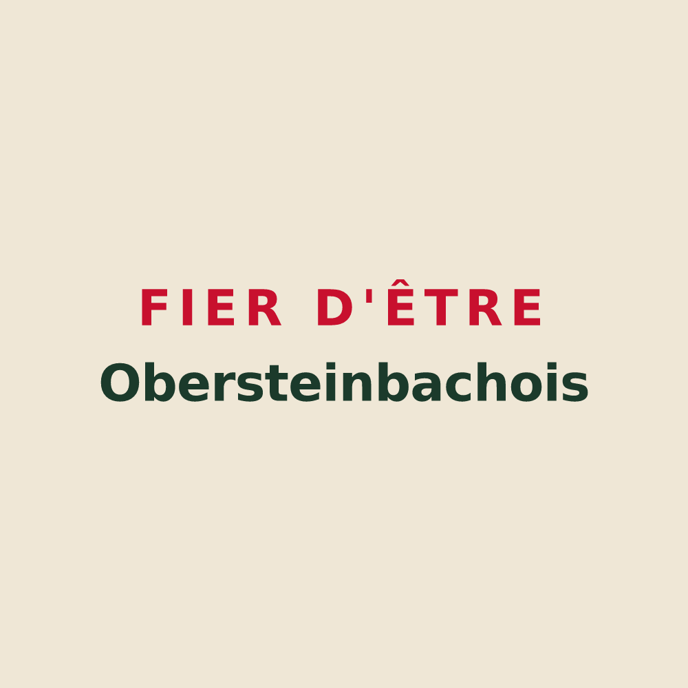Tote bag « Fier d'être Obersteinbachois » — design pour Obersteinbach