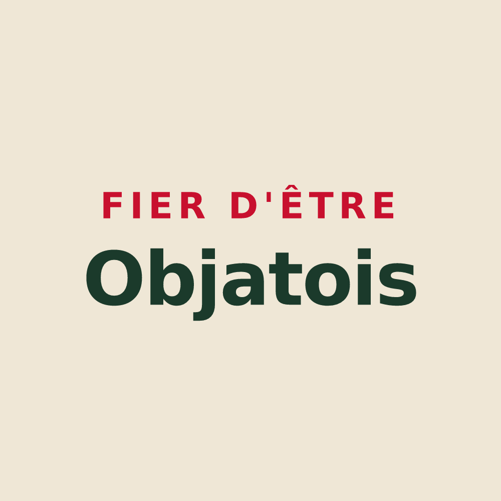 Tote bag « Fier d'être Objatois » — design pour Objat