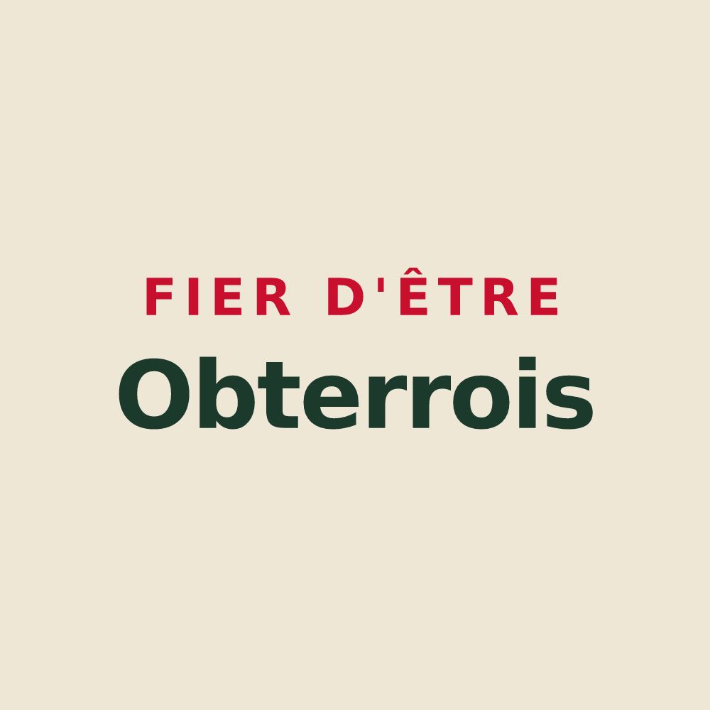 Tote bag « Fier d'être Obterrois » — design pour Obterre