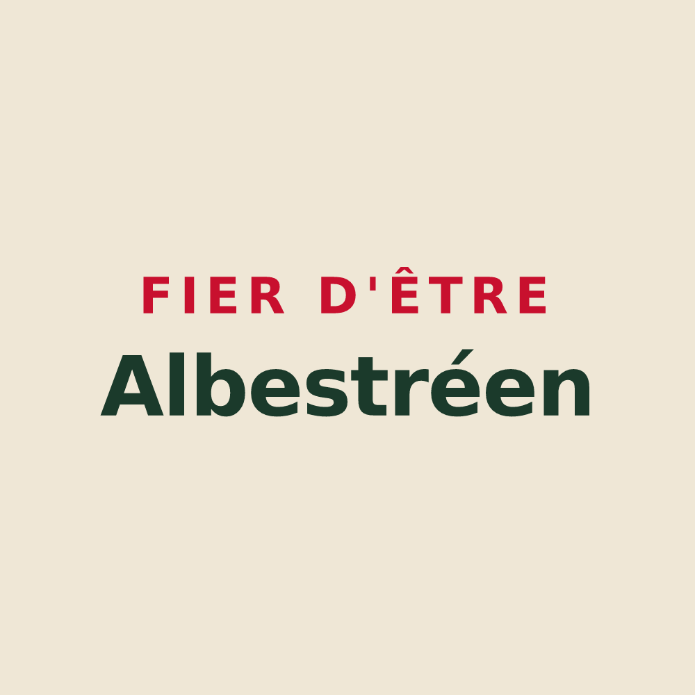 Tote bag « Fier d'être Albestréen » — design pour Obtrée
