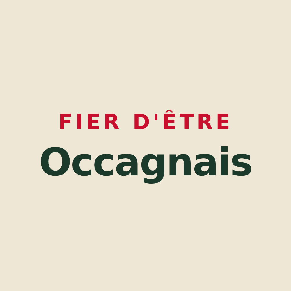 Tote bag « Fier d'être Occagnais » — design pour Occagnes