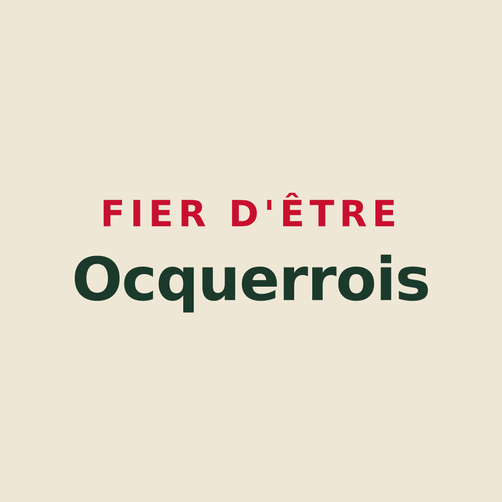 Tote bag « Fier d'être Ocquerrois » — design pour Ocquerre