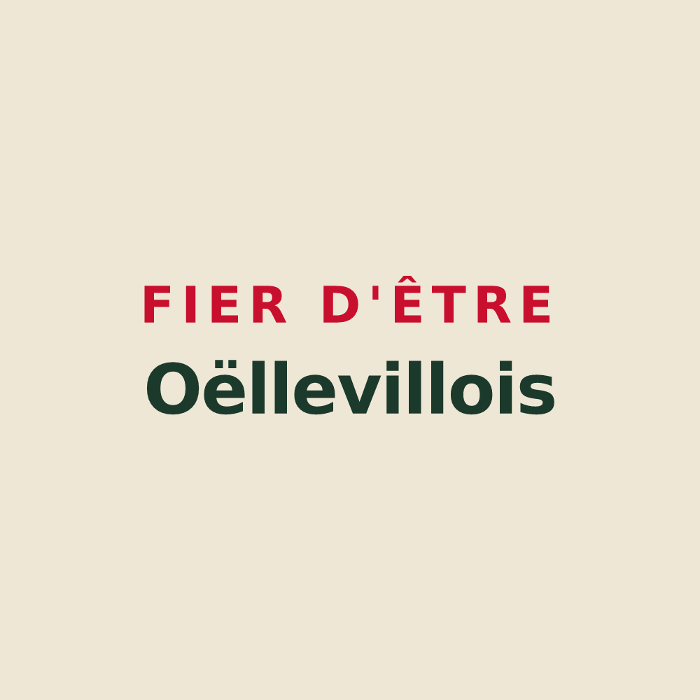 Tote bag « Fier d'être Oëllevillois » — design pour Oëlleville