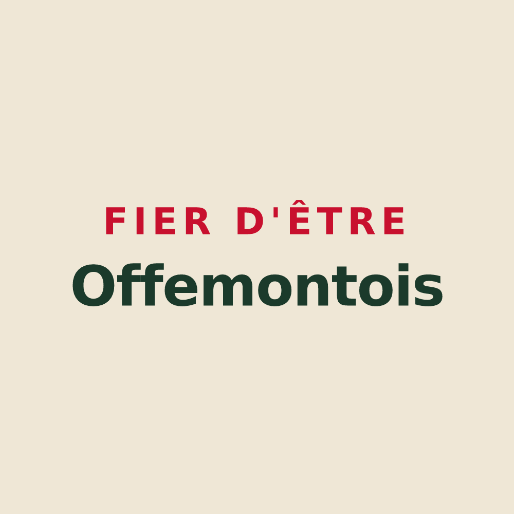 Tote bag « Fier d'être Offemontois » — design pour Offemont