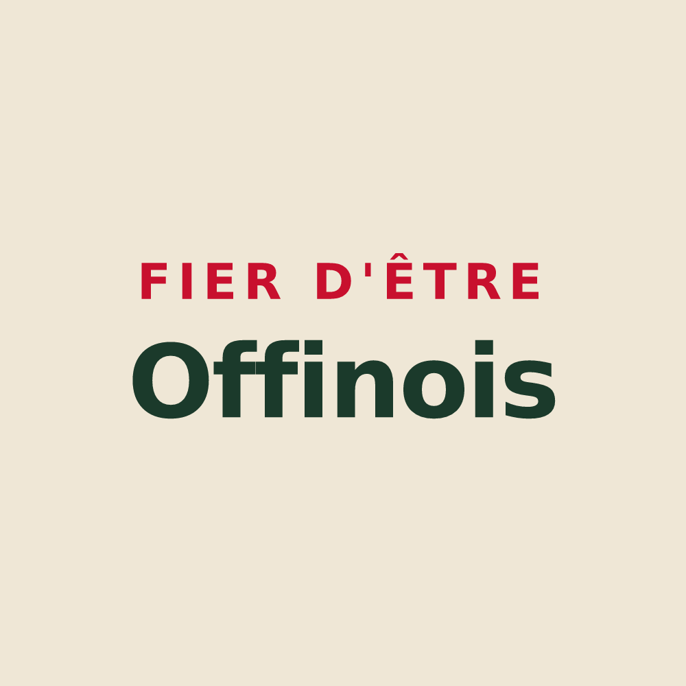 Tote bag « Fier d'être Offinois » — design pour Offin