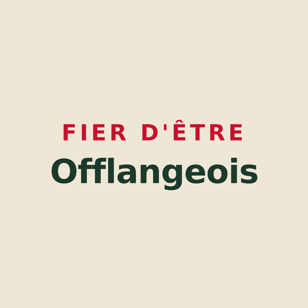 Tote bag « Fier d'être Offlangeois » — design pour Offlanges