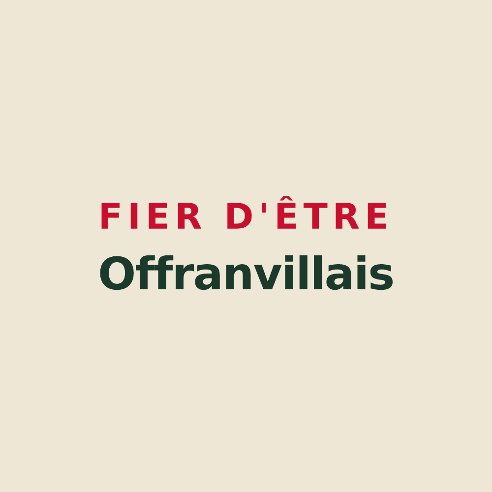 Tote bag « Fier d'être Offranvillais » — design pour Offranville