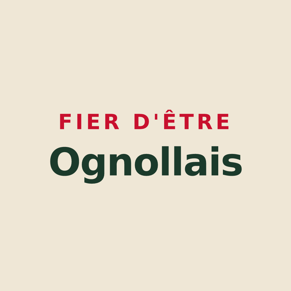 Tote bag « Fier d'être Ognollais » — design pour Ognolles