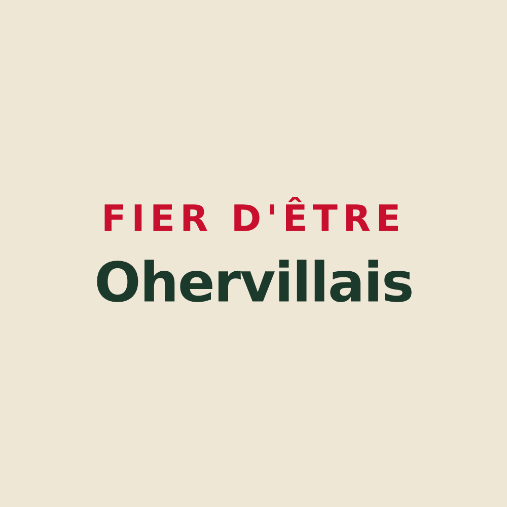 Tote bag « Fier d'être Ohervillais » — design pour Oherville
