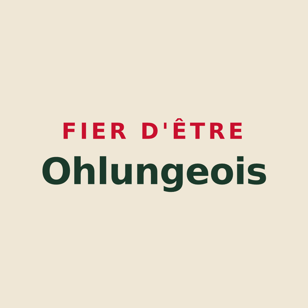 Tote bag « Fier d'être Ohlungeois » — design pour Ohlungen
