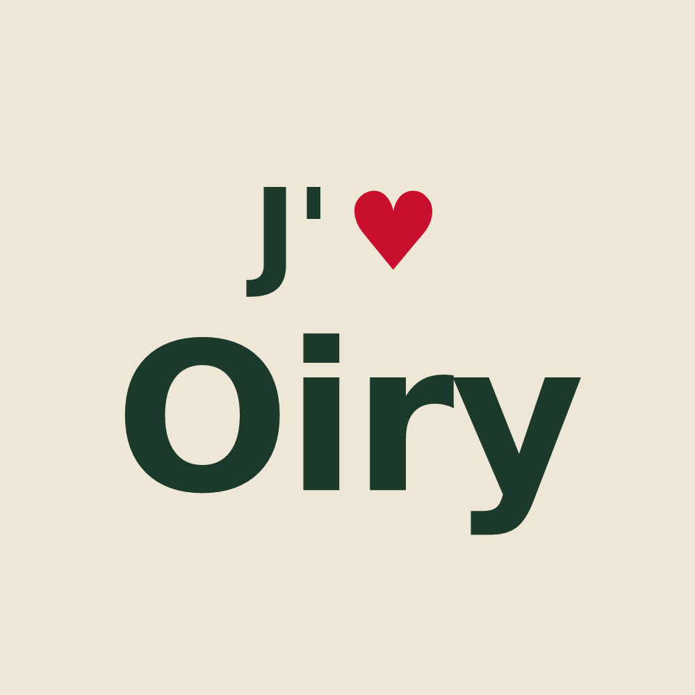 Tote bag personnalisé Oiry — design J'aime Oiry