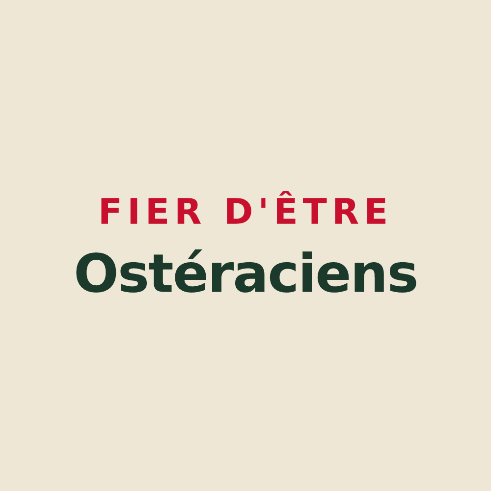 Tote bag « Fier d'être Ostéraciens » — design pour Oissery