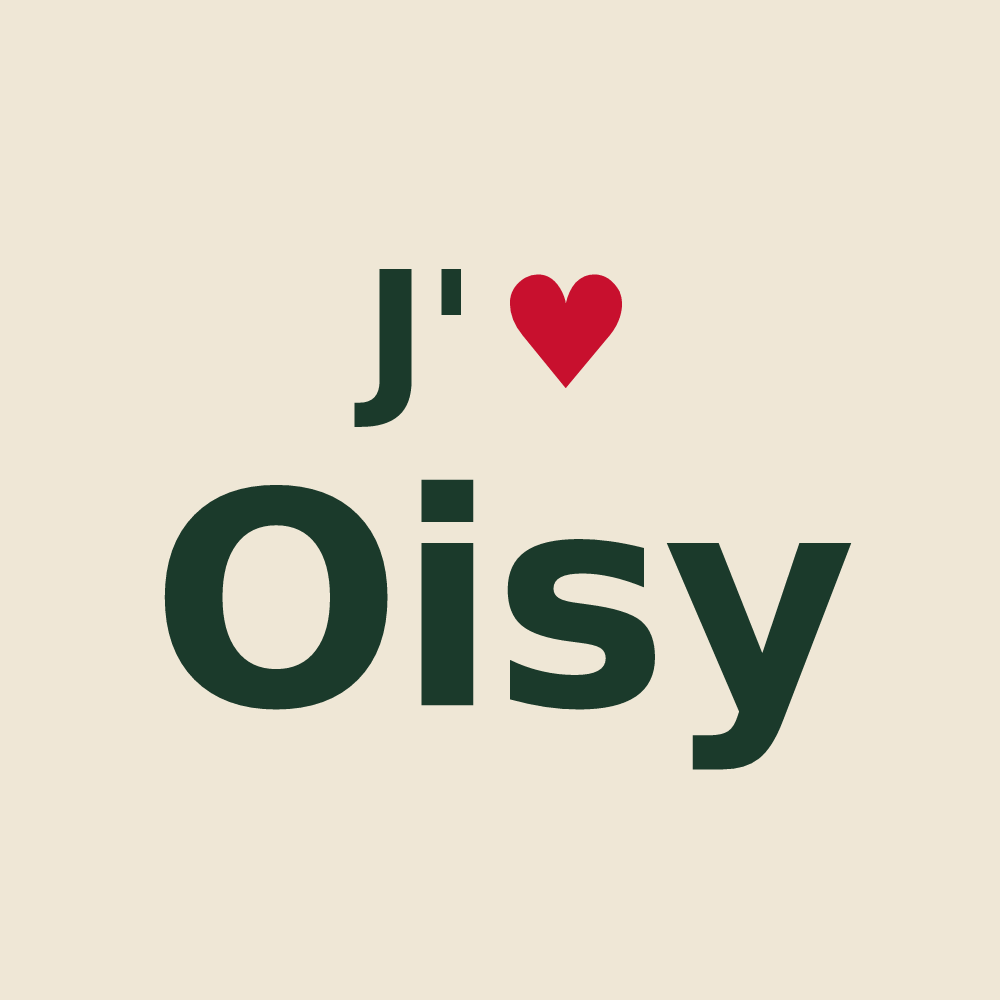 Tote bag personnalisé Oisy — design J'aime Oisy