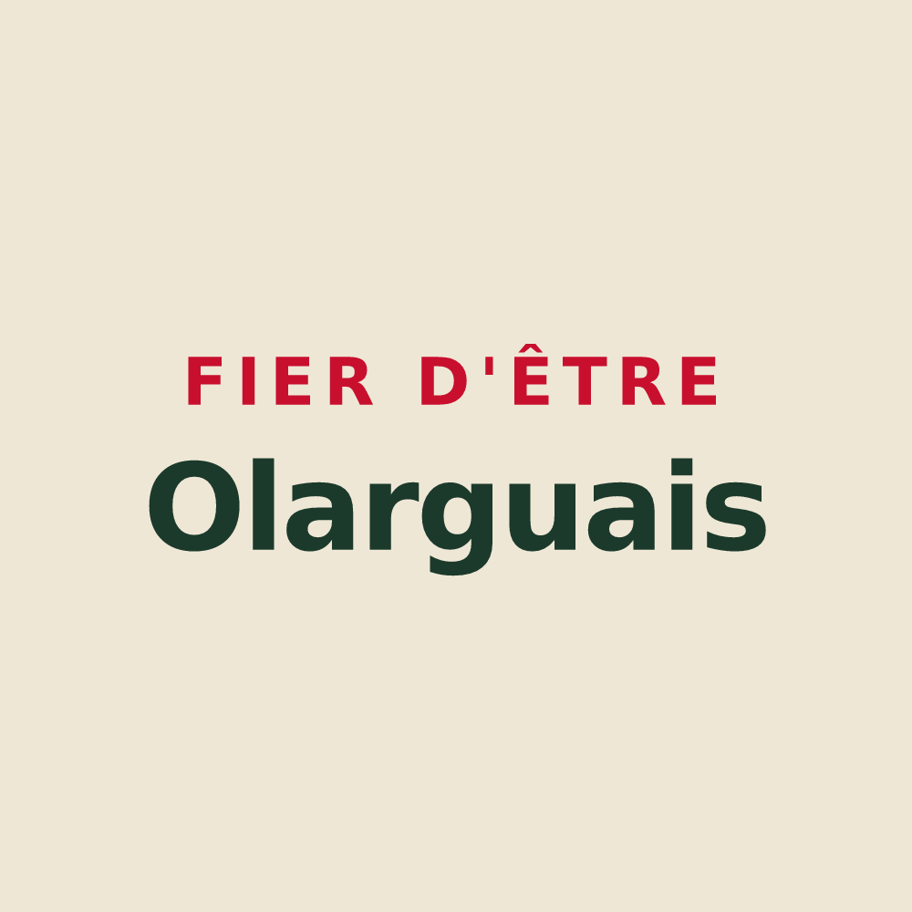 Tote bag « Fier d'être Olarguais » — design pour Olargues
