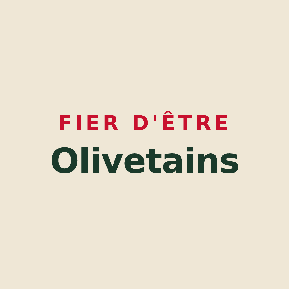 Tote bag « Fier d'être Olivetains » — design pour Olivet