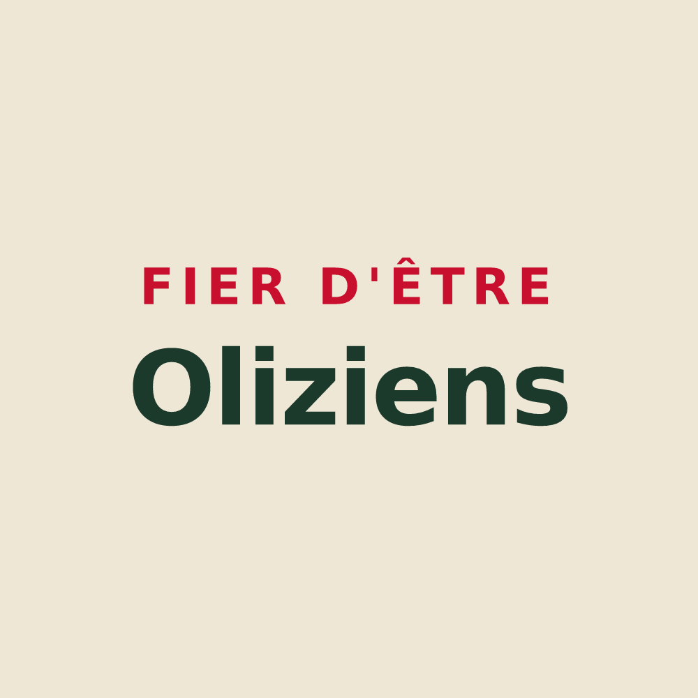 Tote bag « Fier d'être Oliziens » — design pour Olizy-Primat