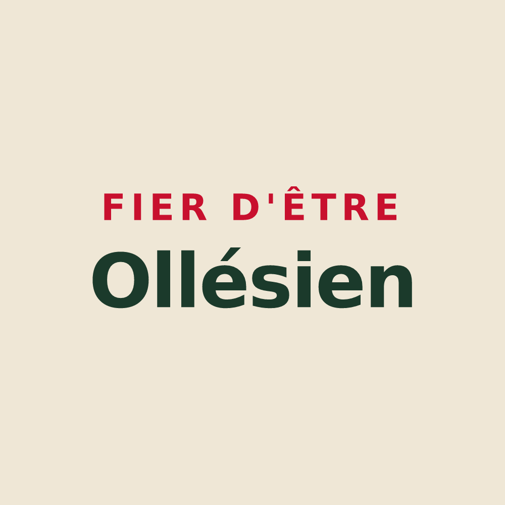 Tote bag « Fier d'être Ollésien » — design pour Ollé