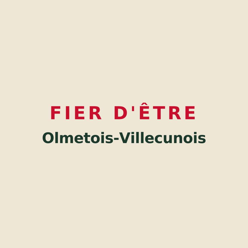 Tote bag « Fier d'être Olmetois-Villecunois » — design pour Olmet-et-Villecun