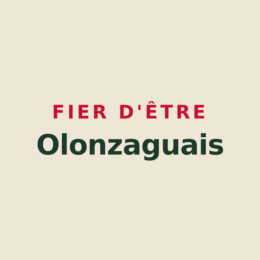 Tote bag « Fier d'être Olonzaguais » — design pour Olonzac