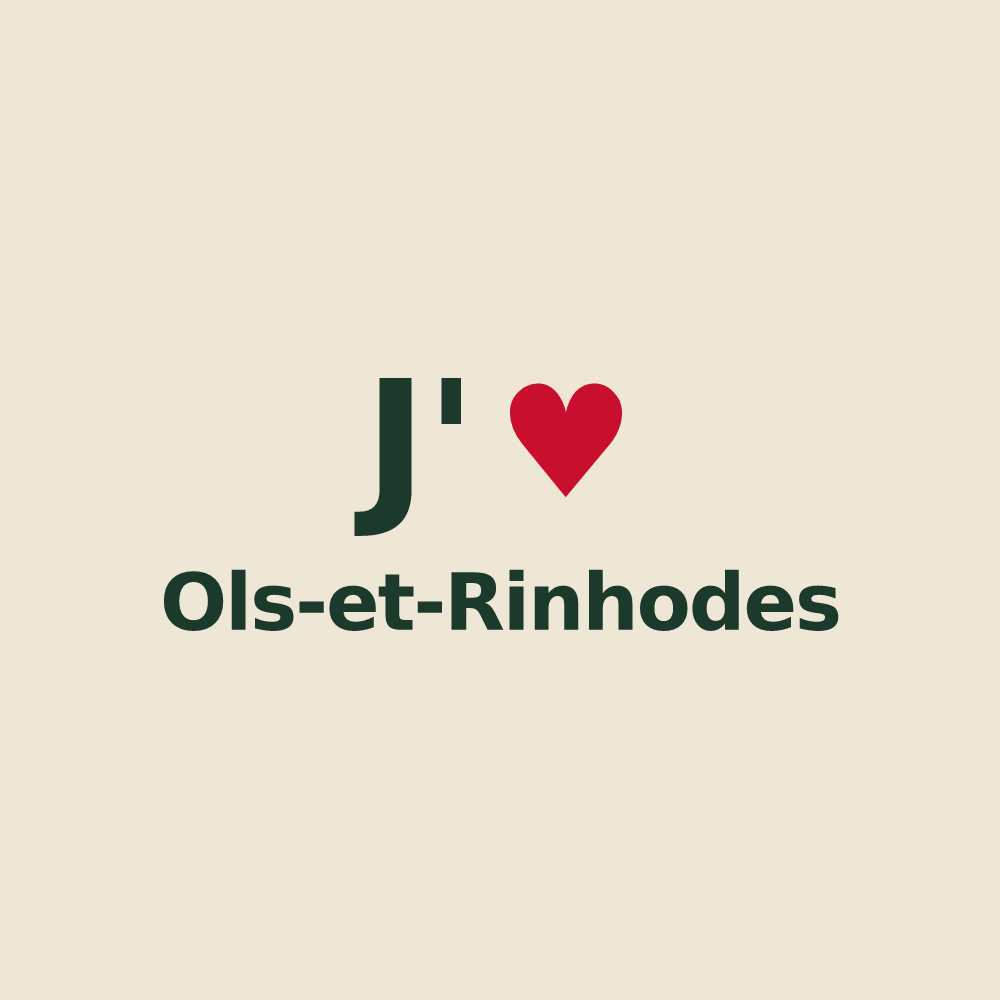 Tote bag personnalisé Ols-et-Rinhodes — design J'aime Ols-et-Rinhodes